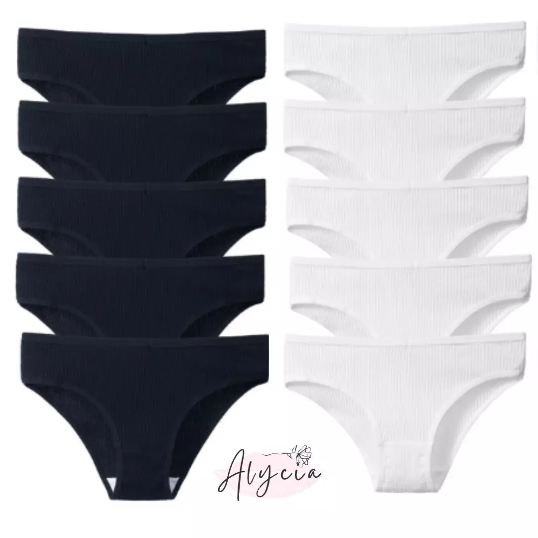COMPRE 5 LEVE 10 Calcinha 100% Puro Algodão suave PIMA (Feita para peles sensíveis, alérgicas e delicadas) + BRINDE
