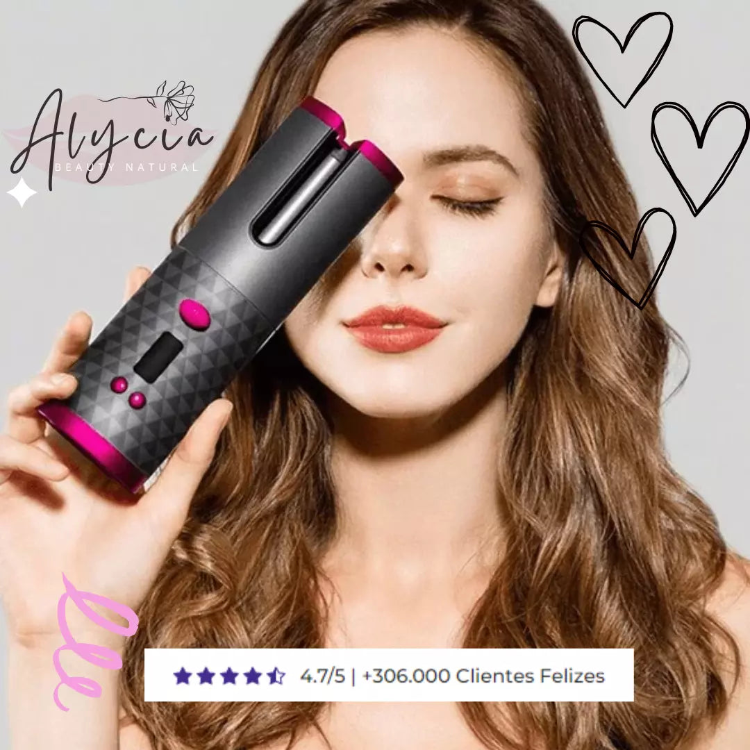 50% OFF - Alycia LOOP - Cachos perfeitos e duradouros feitos em qualquer lugar, em apenas 8 segundos. + BRINDE - Alyciabeauty