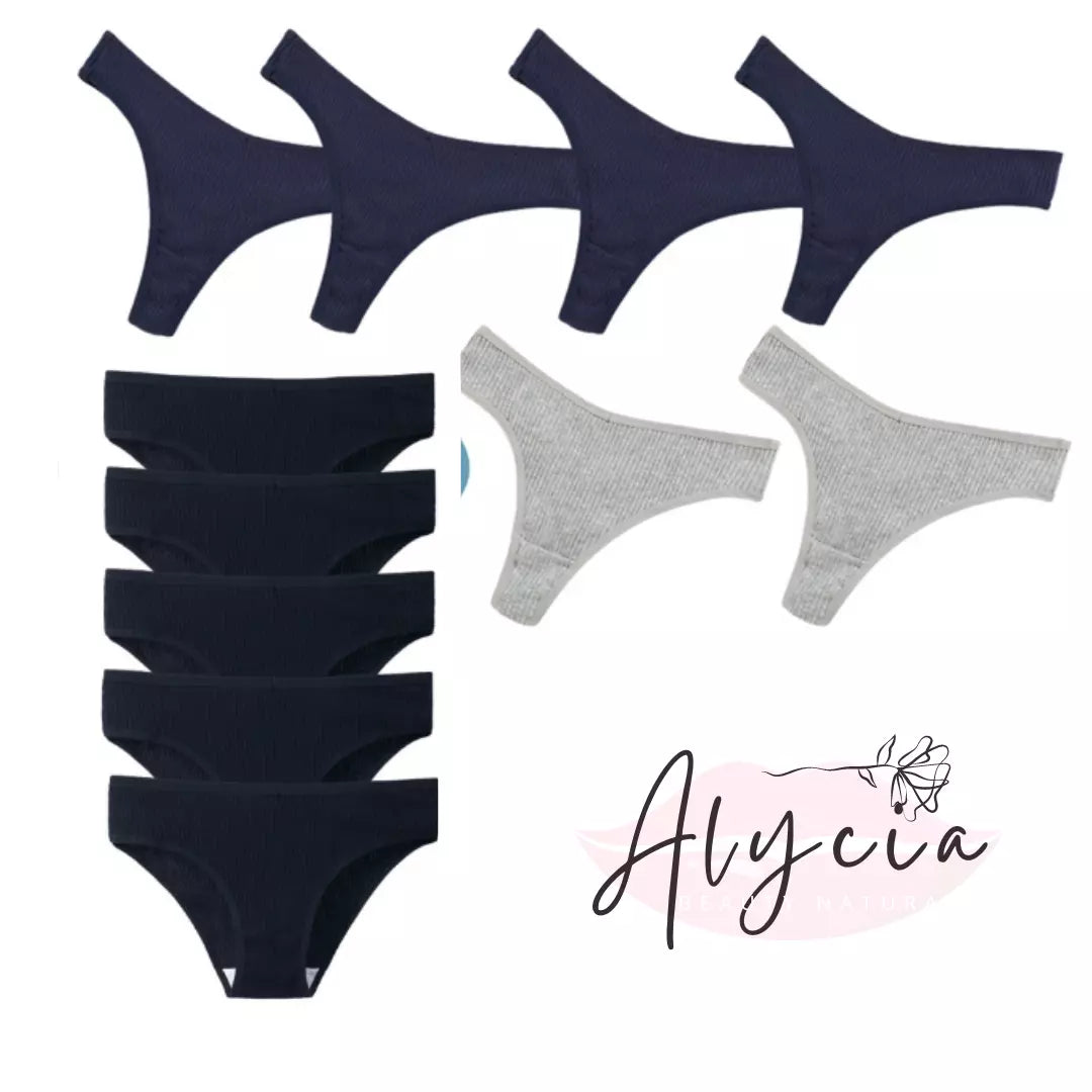 COMPRE 5 LEVE 10 Calcinha 100% Puro Algodão suave PIMA (Feita para peles sensíveis, alérgicas e delicadas) + BRINDE
