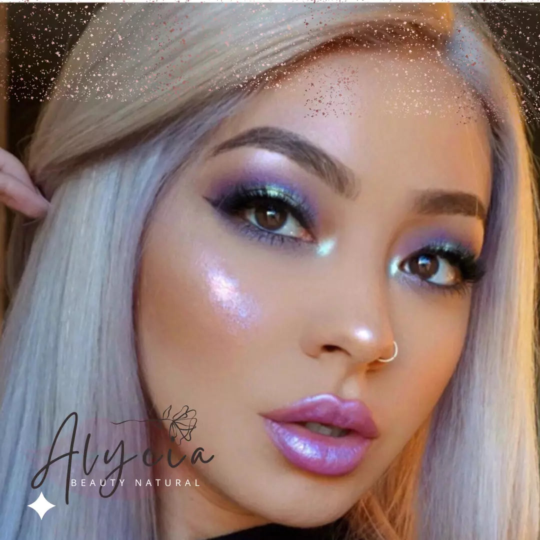Lip Gloss Glitter Alycia - (A prova d' água) - Alyciabeauty