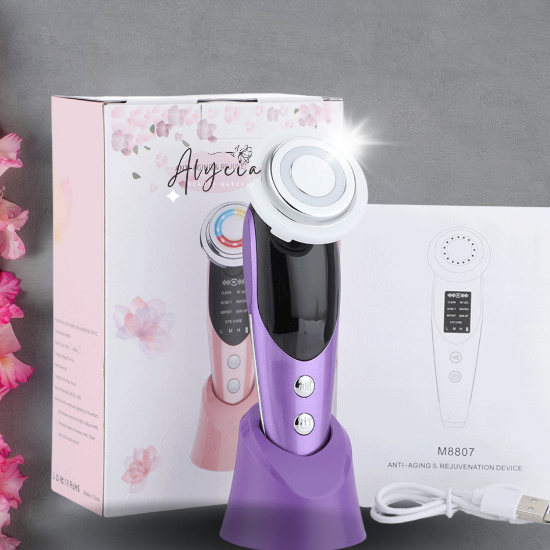 7 em 1 Hifu ALYCIA fototerápico clean - Massageador / Rejuvenescedor - Alyciabeauty