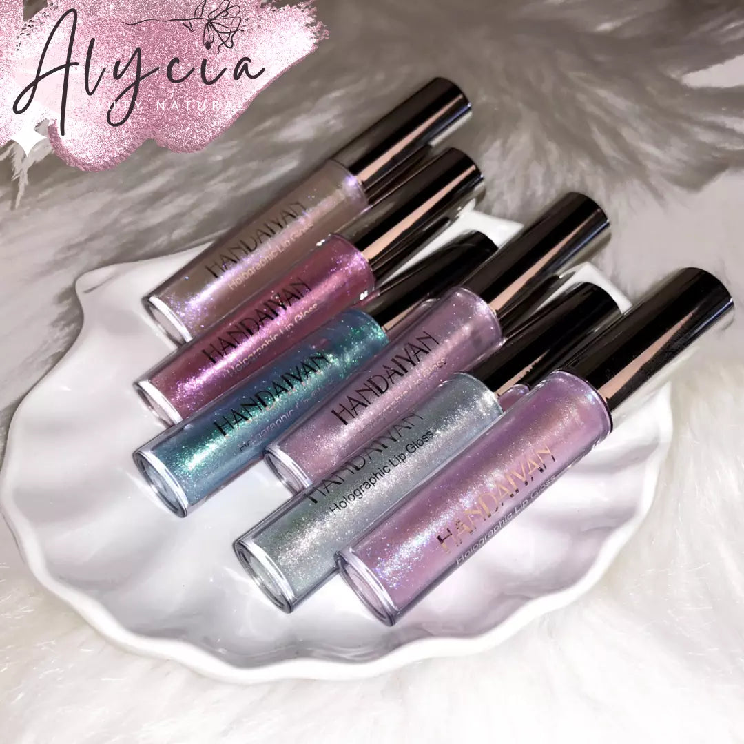 Lip Gloss Glitter Alycia - (A prova d' água) - Alyciabeauty