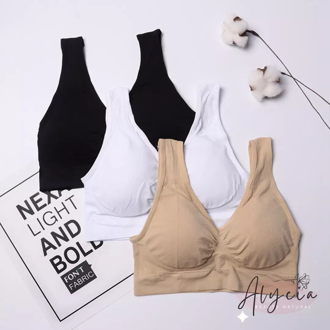 KIT com 3 Top Sutiãs  Alycia Confort Premium - Alyciabeauty