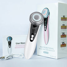 7 in 1 Face Lift Devices EMS RF Microcurrent Skin Rejuvenation Facial Massager Light Therapy Anti Aging Wrinkle Beauty Apparatus - Alyciabeauty